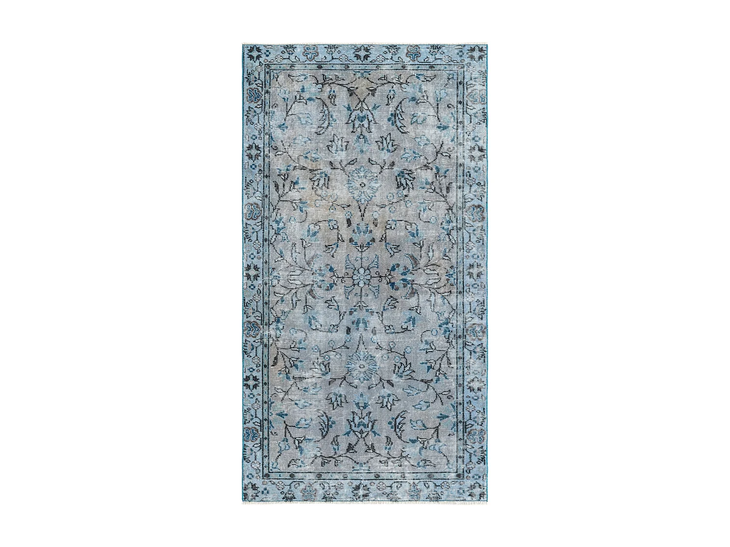Tapis de laine 99x196 gris Ultra Vintage