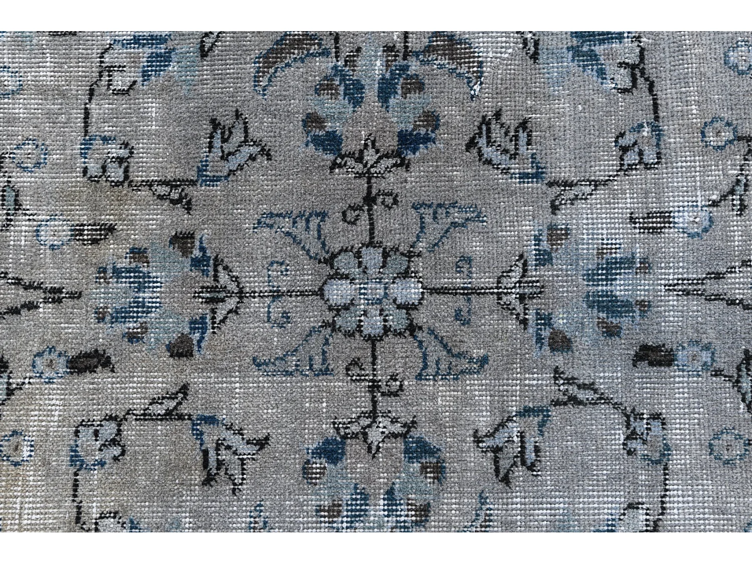 Tapis de laine 99x196 gris Ultra Vintage