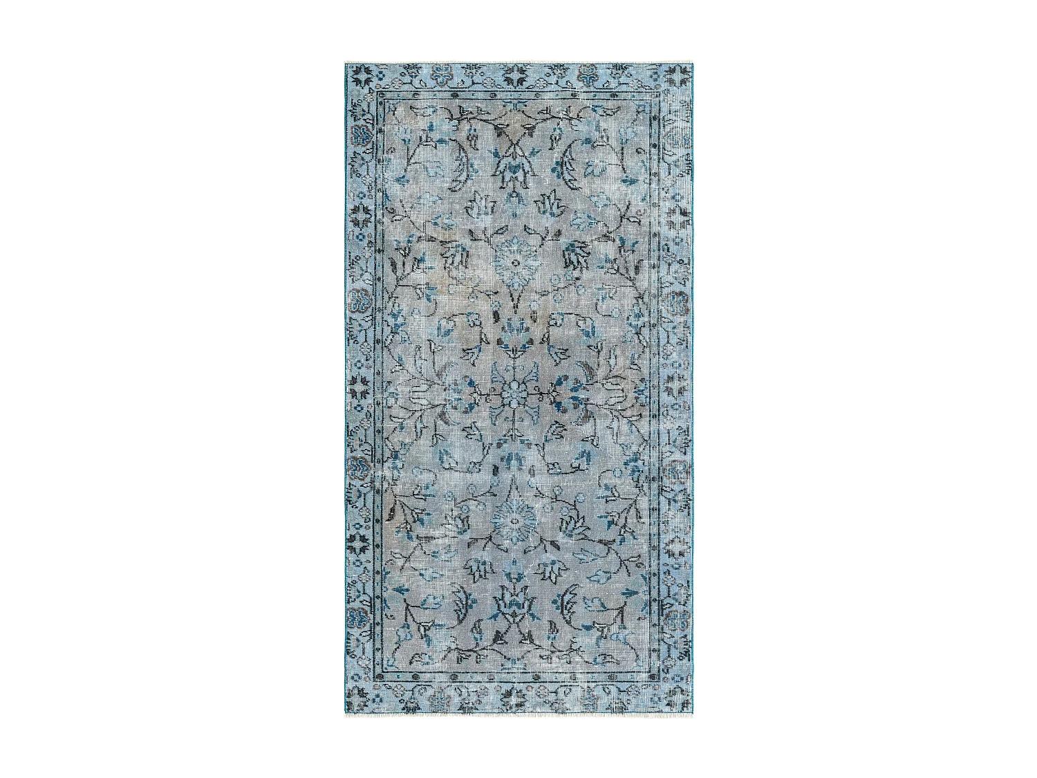 Tapis de laine 99x196 gris Ultra Vintage