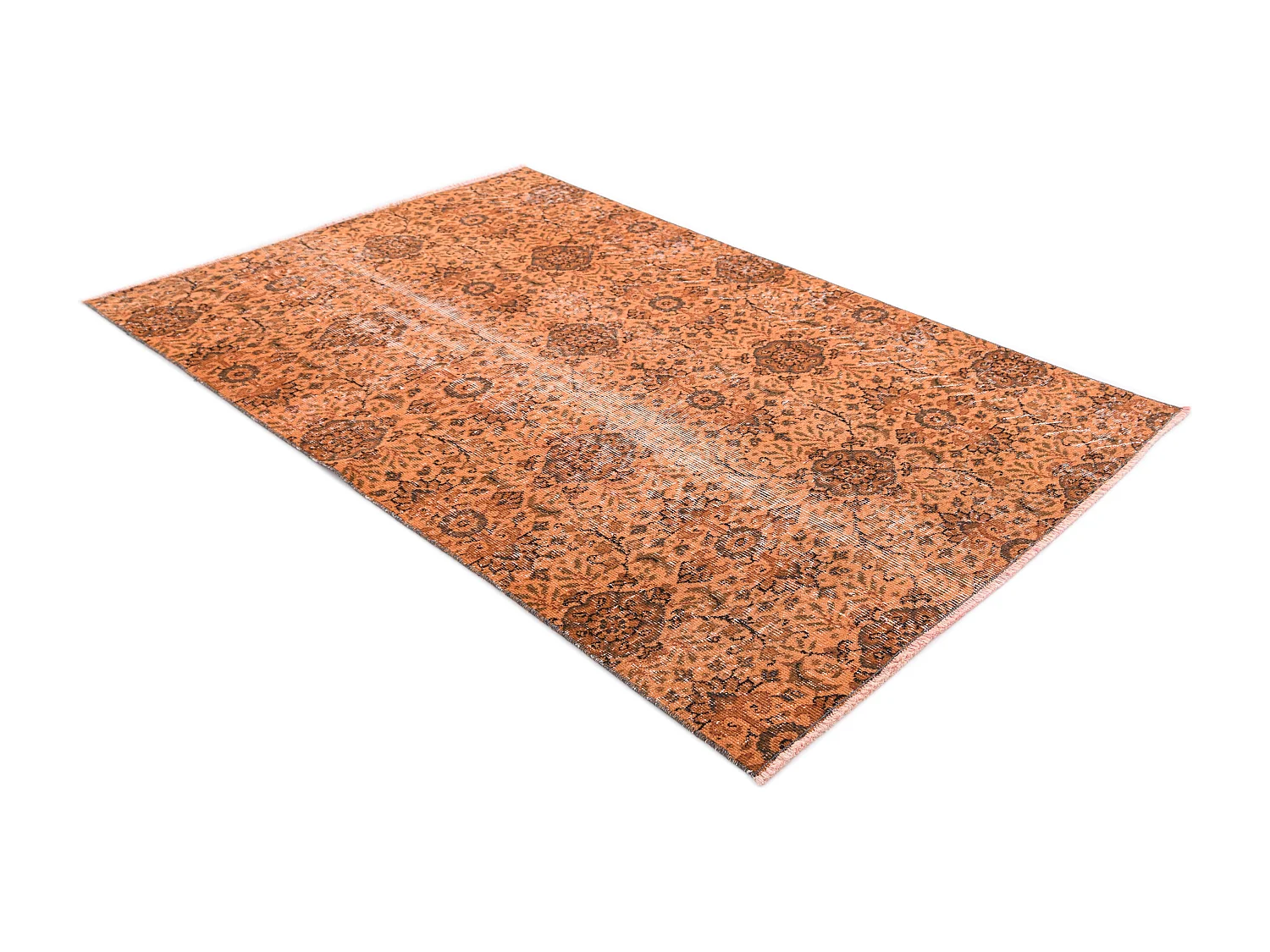 Tapis de laine 114x196 orange Ultra Vintage