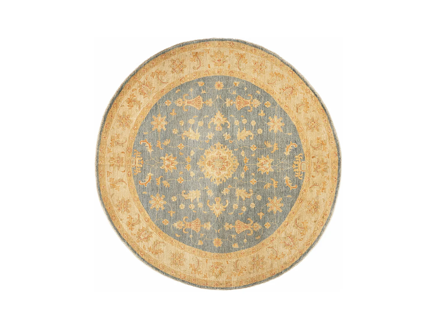 Tapis de laine 198x202 Bleu Kaizar