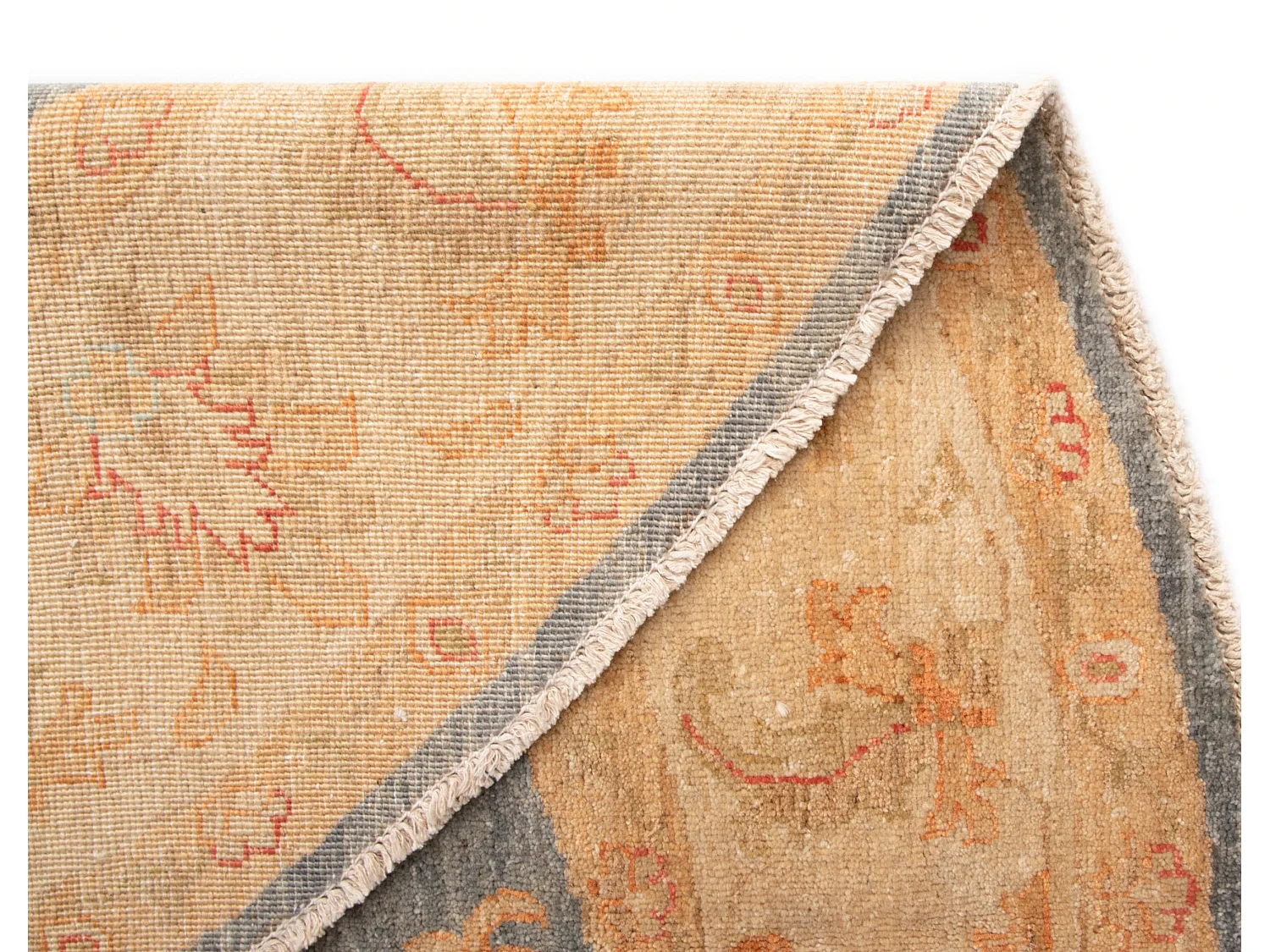 Tapis de laine 198x202 Bleu Kaizar