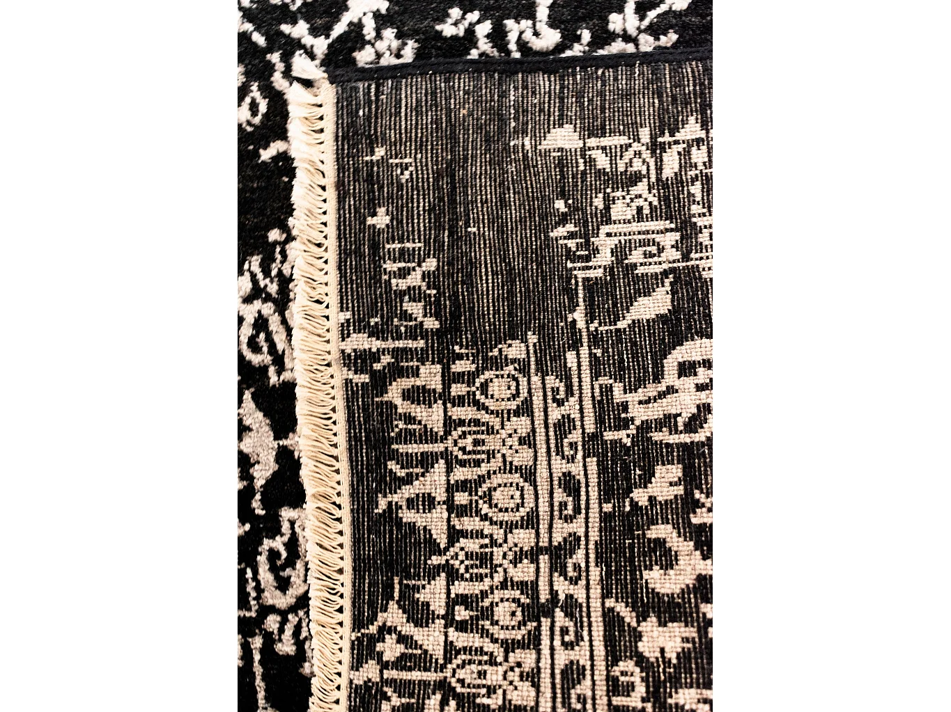 Wollteppich 153x206 Schwarz Art InspiRed