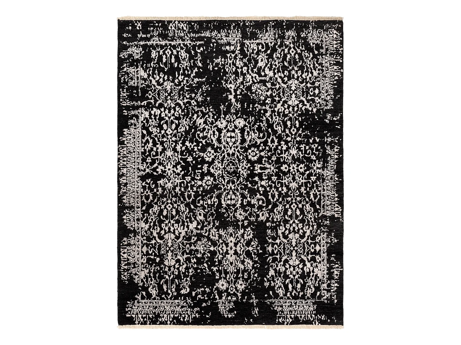 Tappeto in lana 153x206 nero Art InspiRed