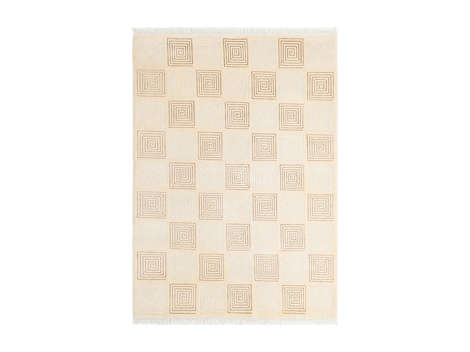 Tapis de laine 173x236 beige Darya