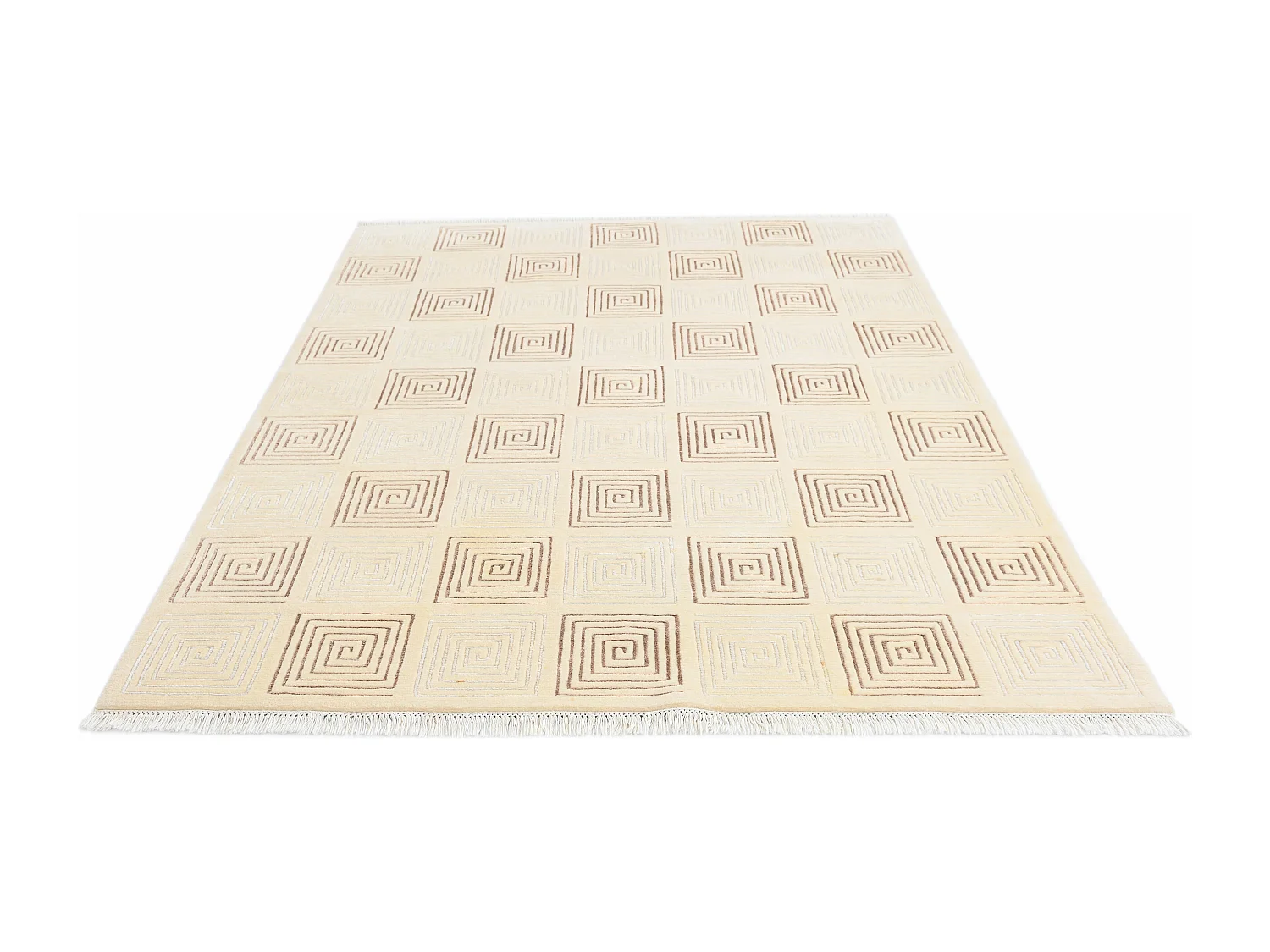 Tapis de laine 173x236 beige Darya