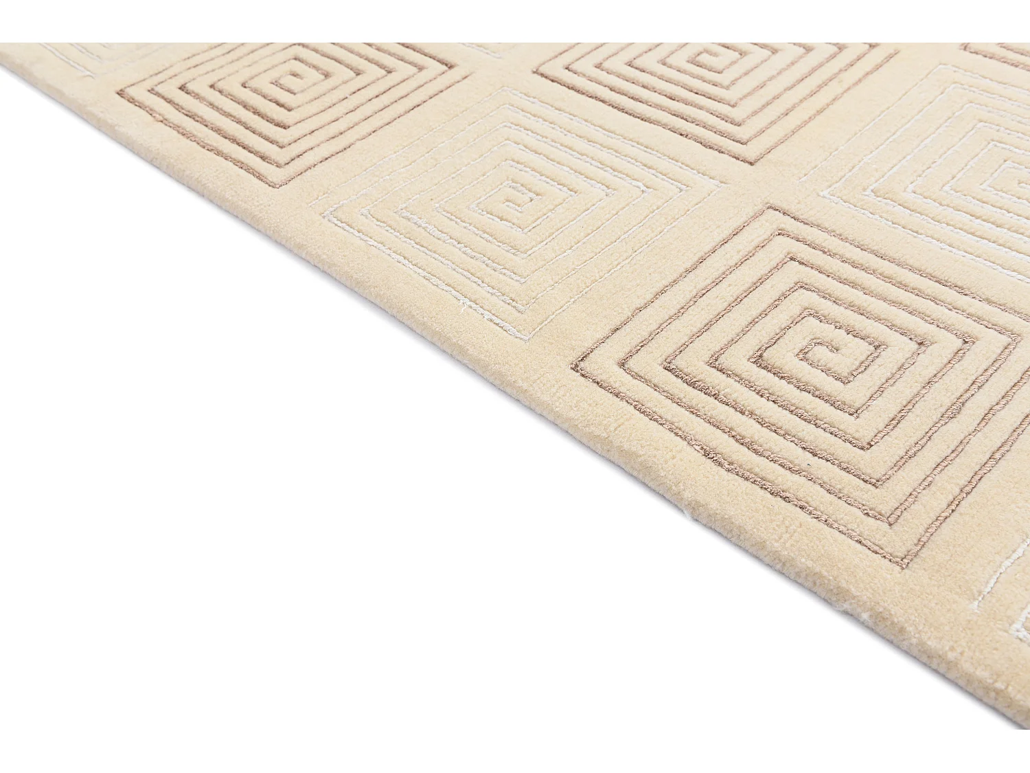 Tapis de laine 173x236 beige Darya