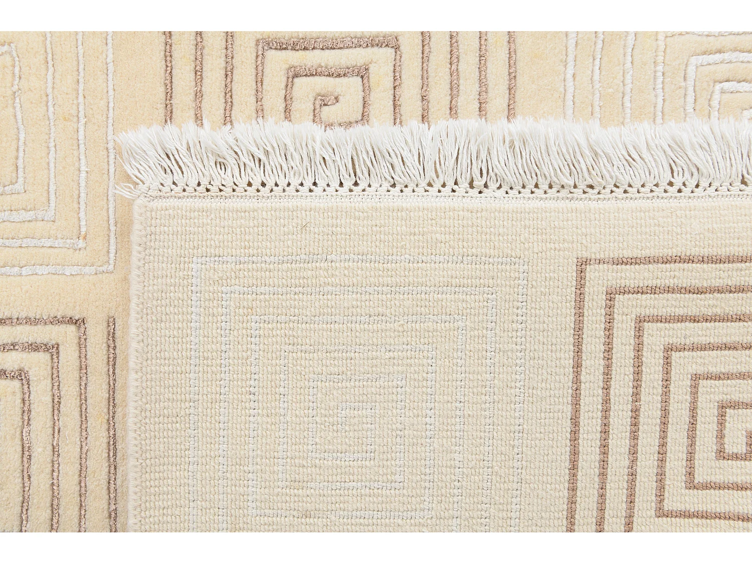 Tapis de laine 173x236 beige Darya