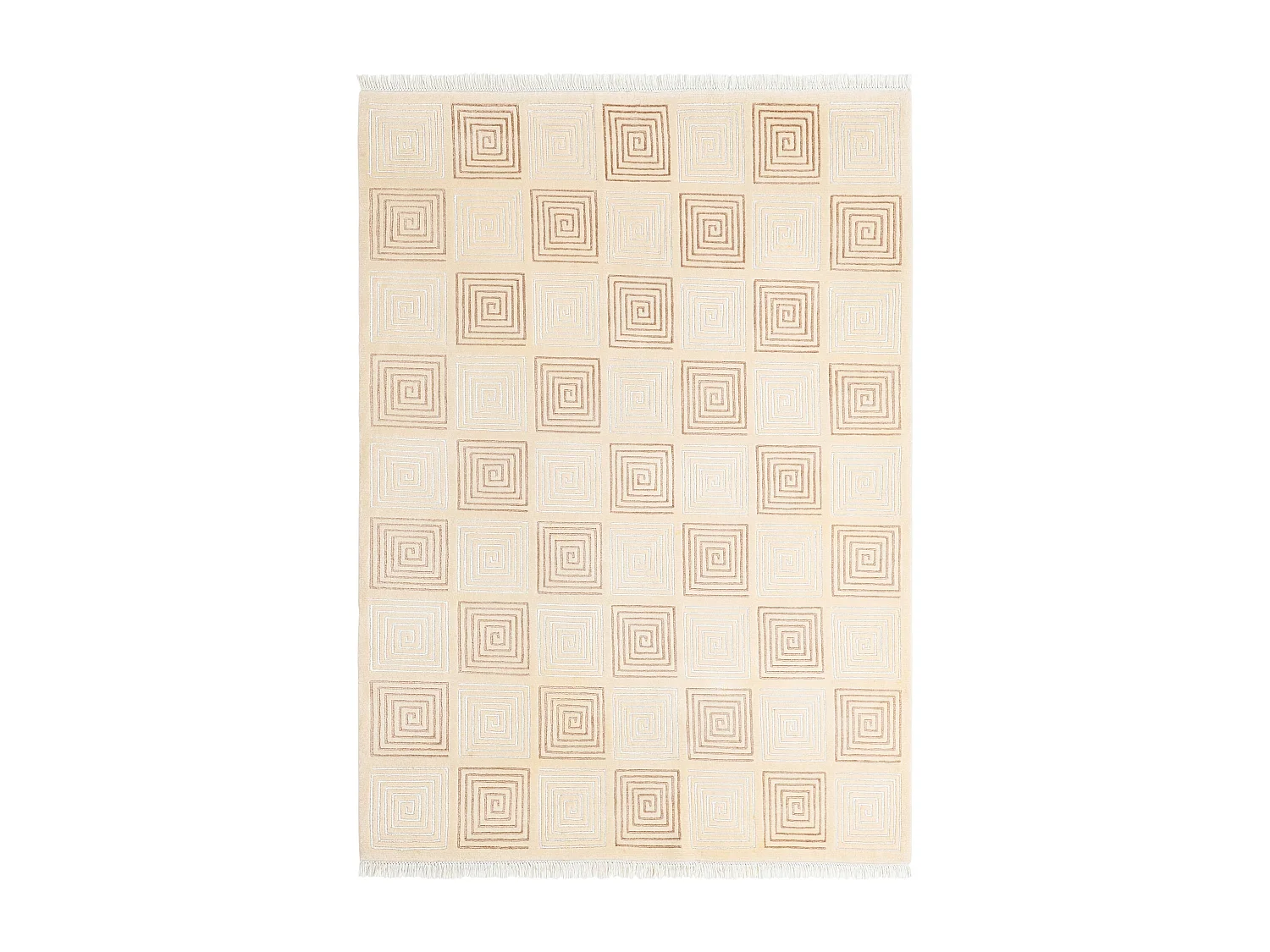 Tapis de laine 173x236 beige Darya