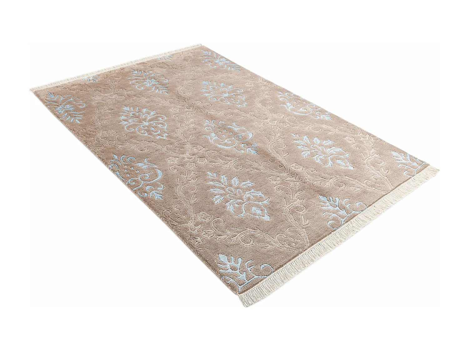 Wollteppich 130x193 Braun Darya