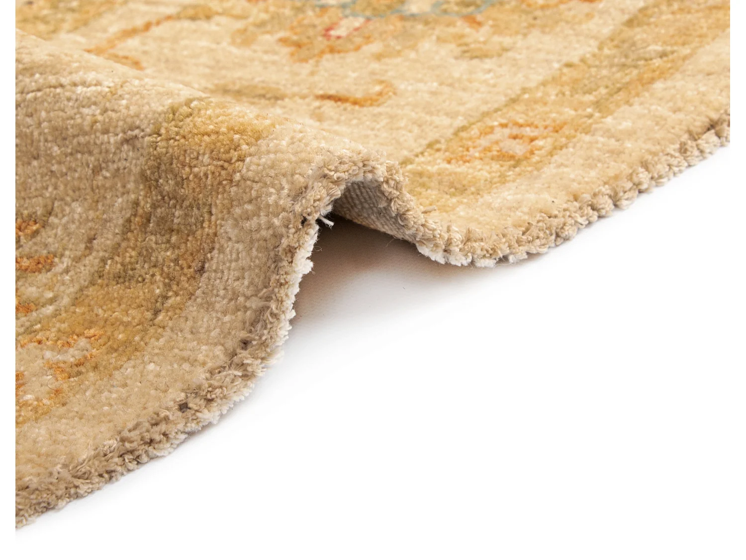 Tapis de laine 202x206 beige Kaizar