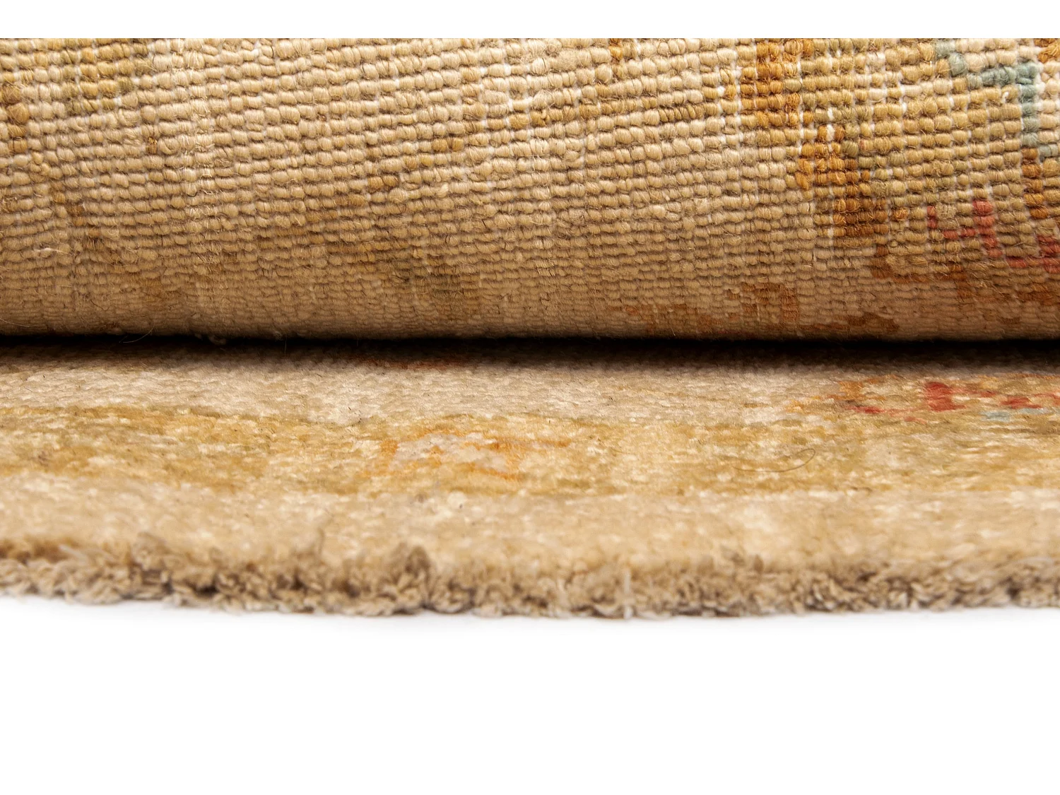 Tapis de laine 202x206 beige Kaizar