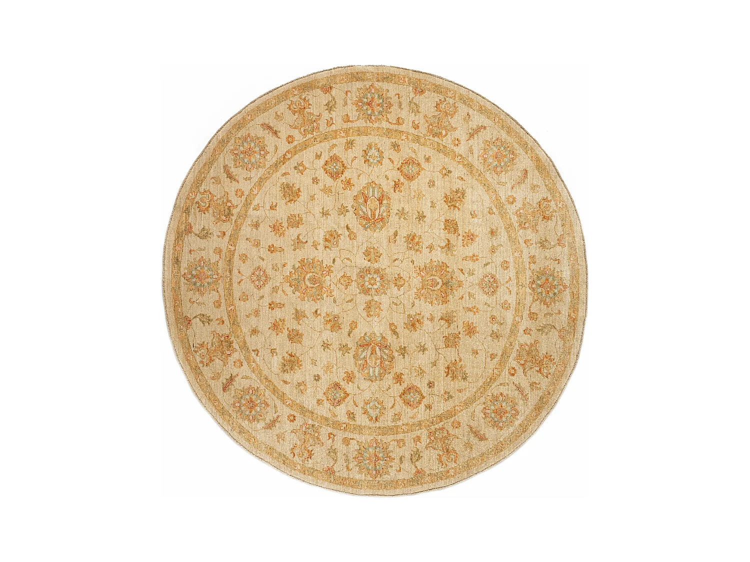 Tapis de laine 202x206 beige Kaizar