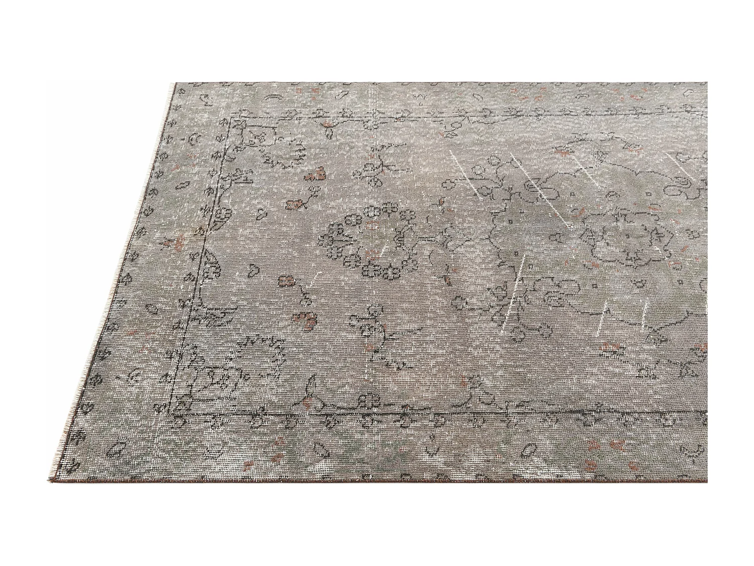 Tapis de laine 119x231 gris Ultra Vintage