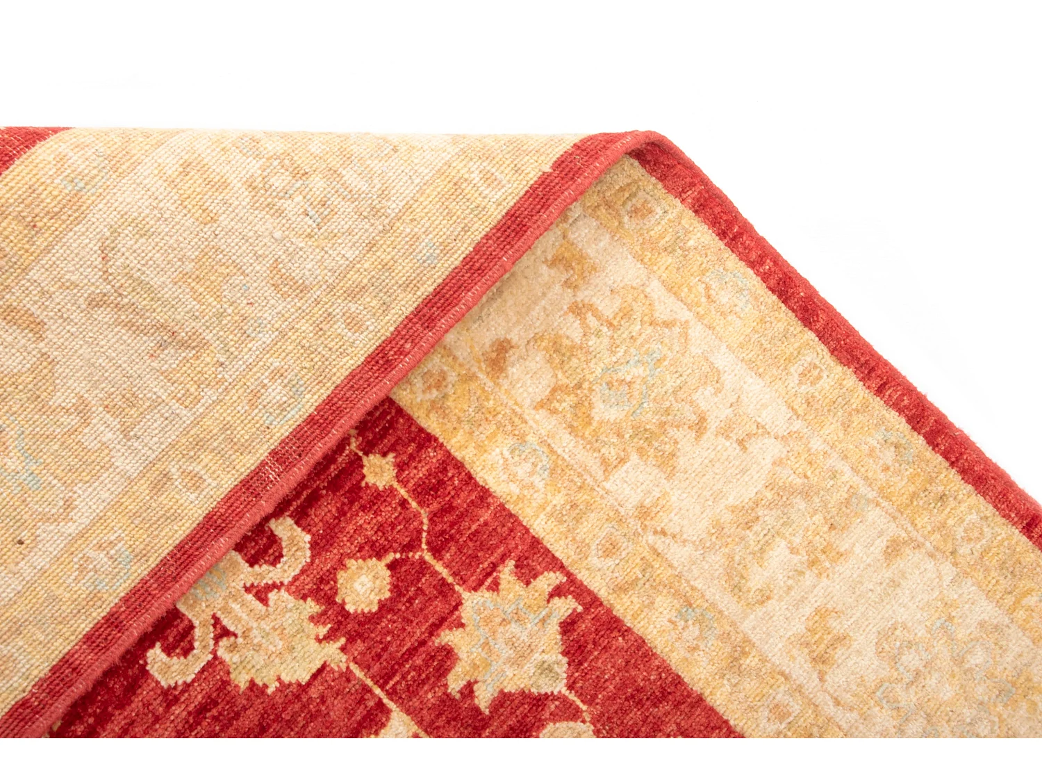 Wollteppich 150x197 Rot Kaizar