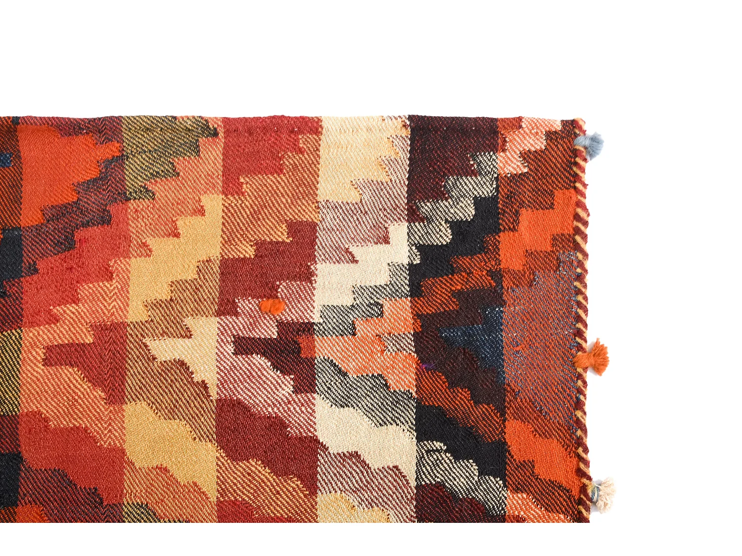 Wollteppich 156x180 Orange Jajim