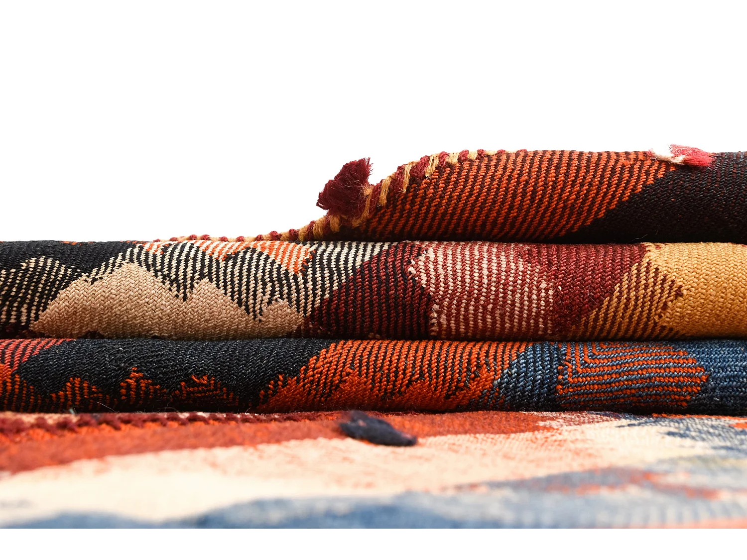 Wollteppich 156x180 Orange Jajim