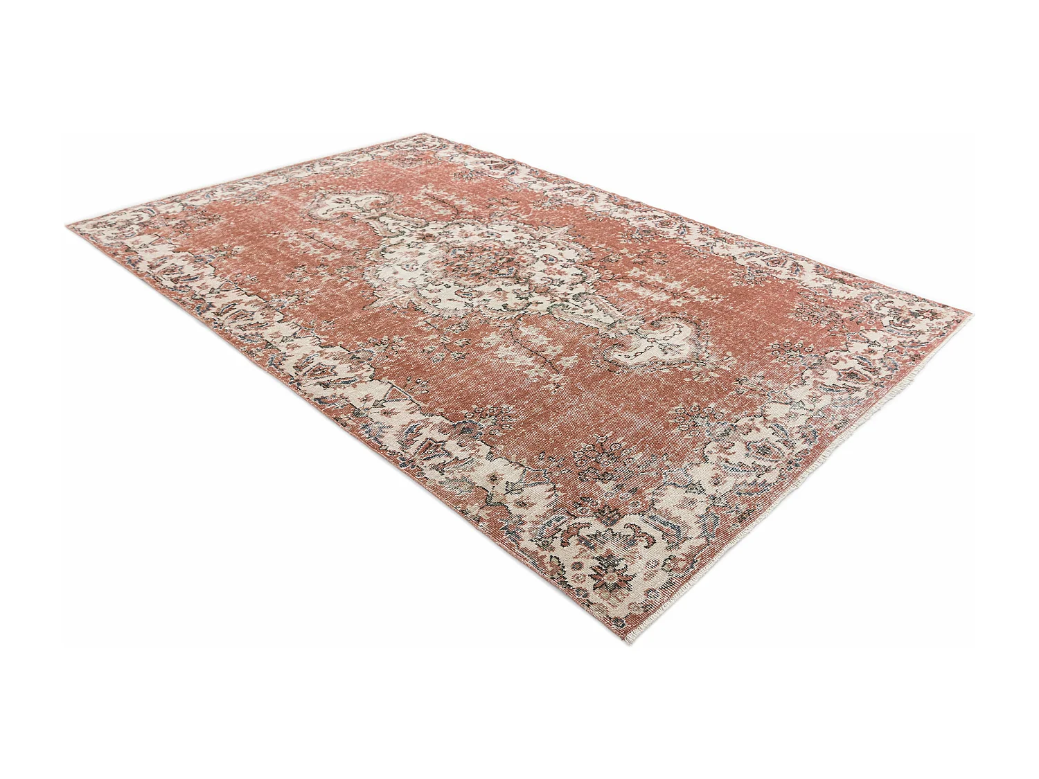 Tapis de laine 168x292 brun Ultra Vintage