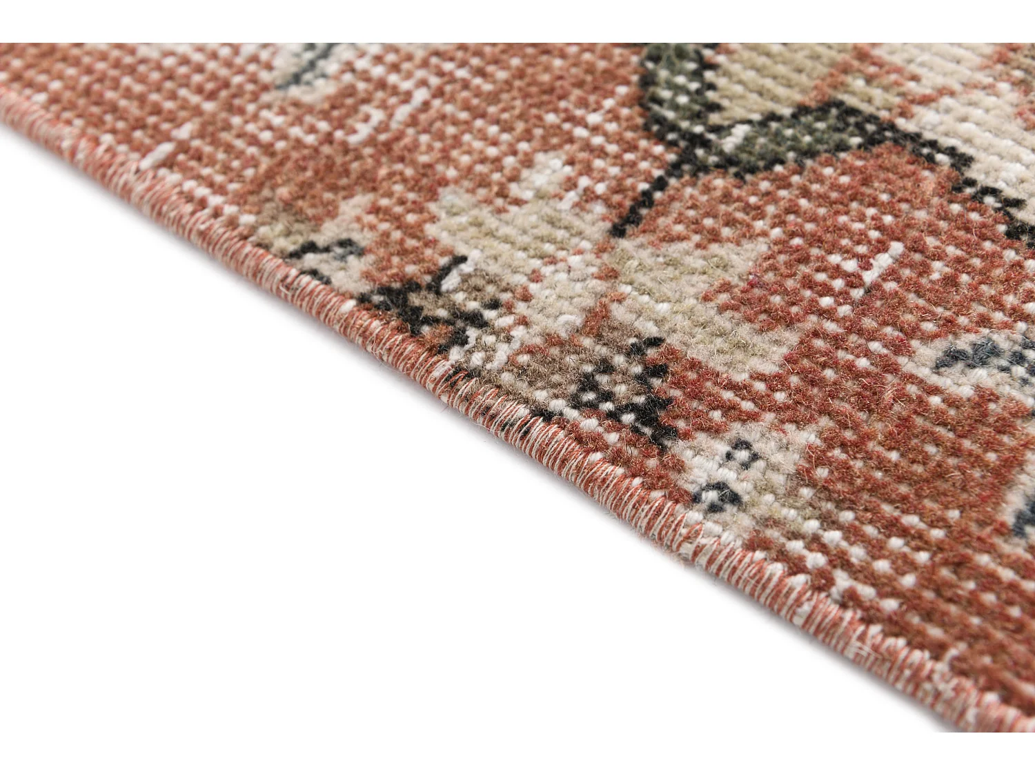 Tapis de laine 168x292 brun Ultra Vintage