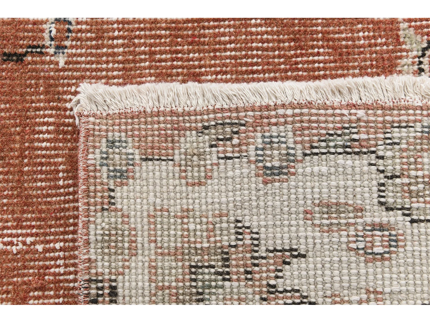 Tapis de laine 168x292 brun Ultra Vintage