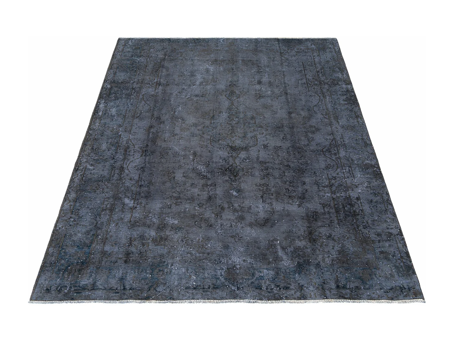 Wollteppich 168x255 Grau Vintage Royal