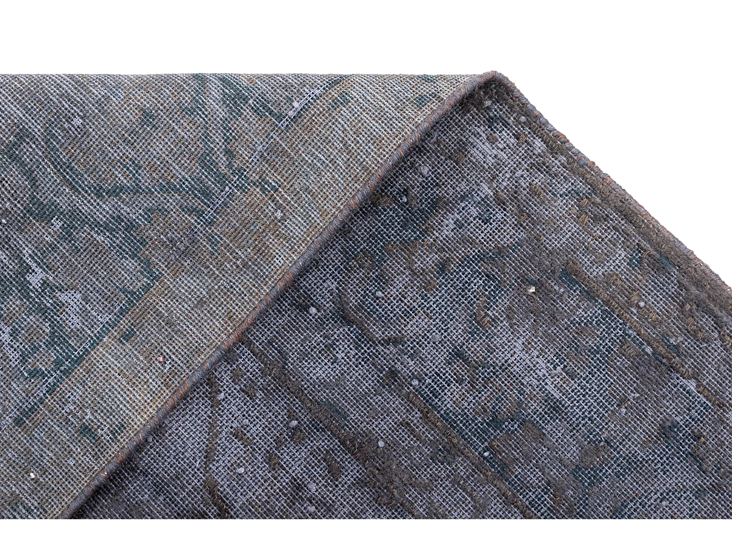 Wollteppich 168x255 Grau Vintage Royal