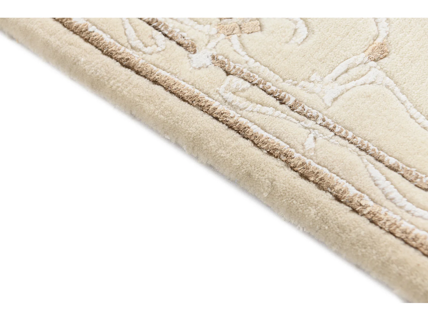 Tappeto per corridoio in lana 79x201 beige Darya