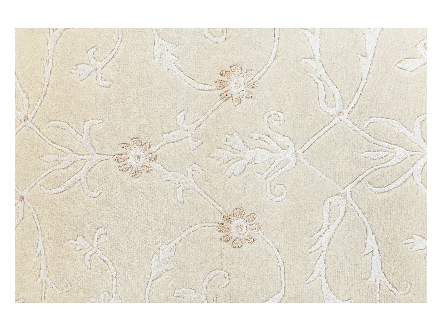 Läufer-Wollteppich 79x201 Beige Darya