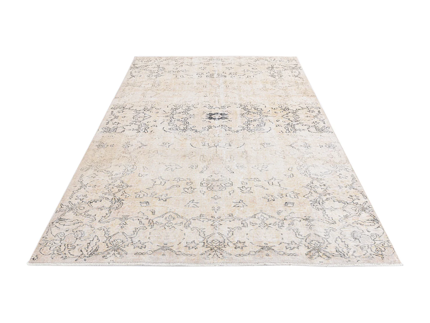 Tapis de laine 165x269 brun Ultra Vintage
