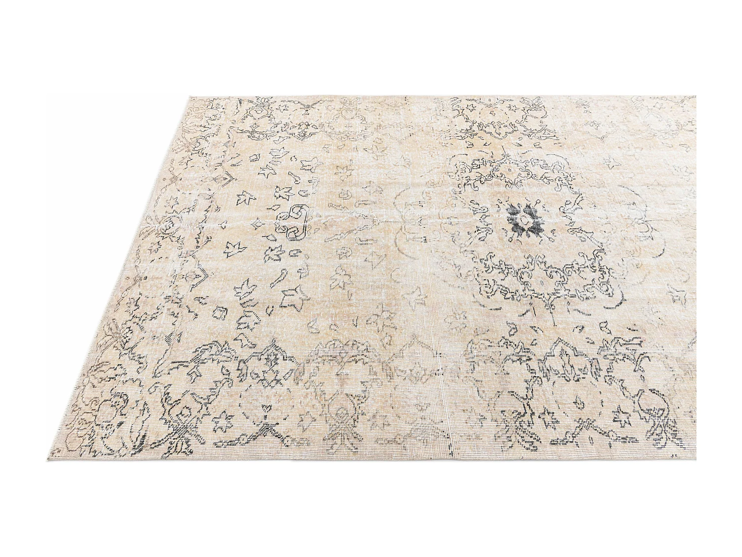 Tapis de laine 165x269 brun Ultra Vintage