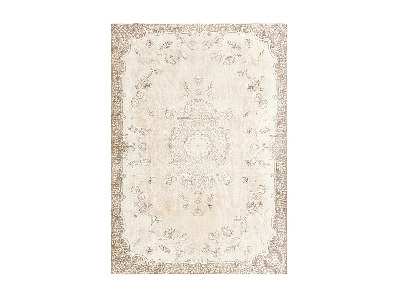 Wollteppich 211x297 Braun Ultra Vintage