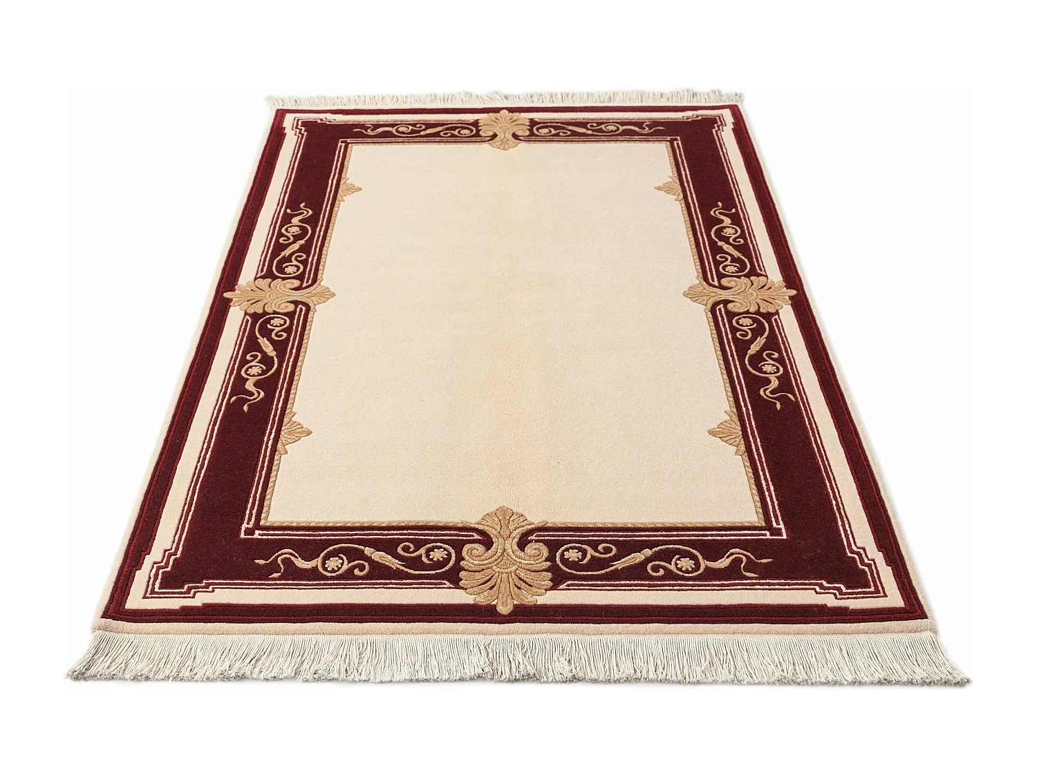 Tapis de laine 122x183 beige Darya