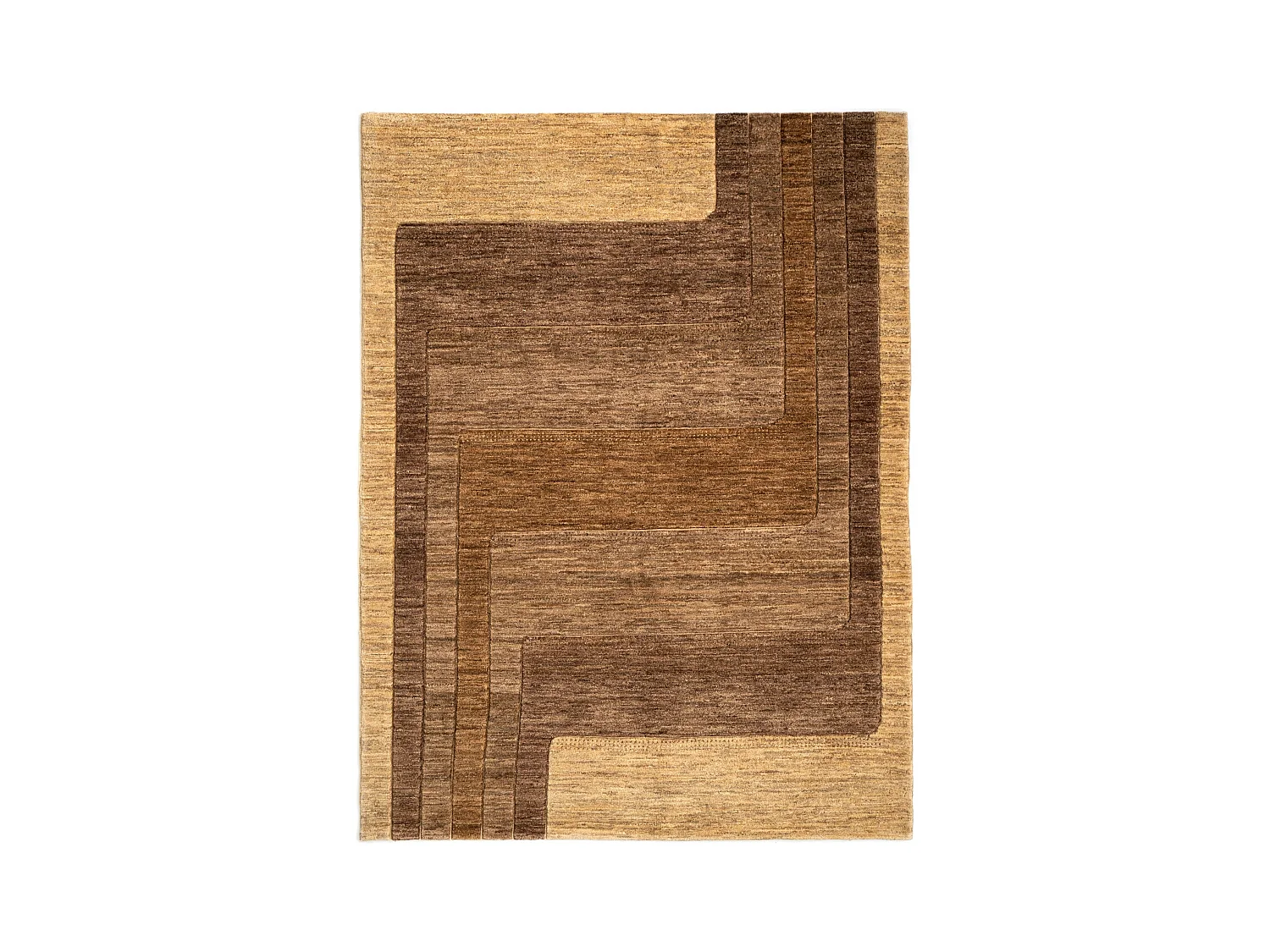 Tapis de laine 152x202 brun Juma