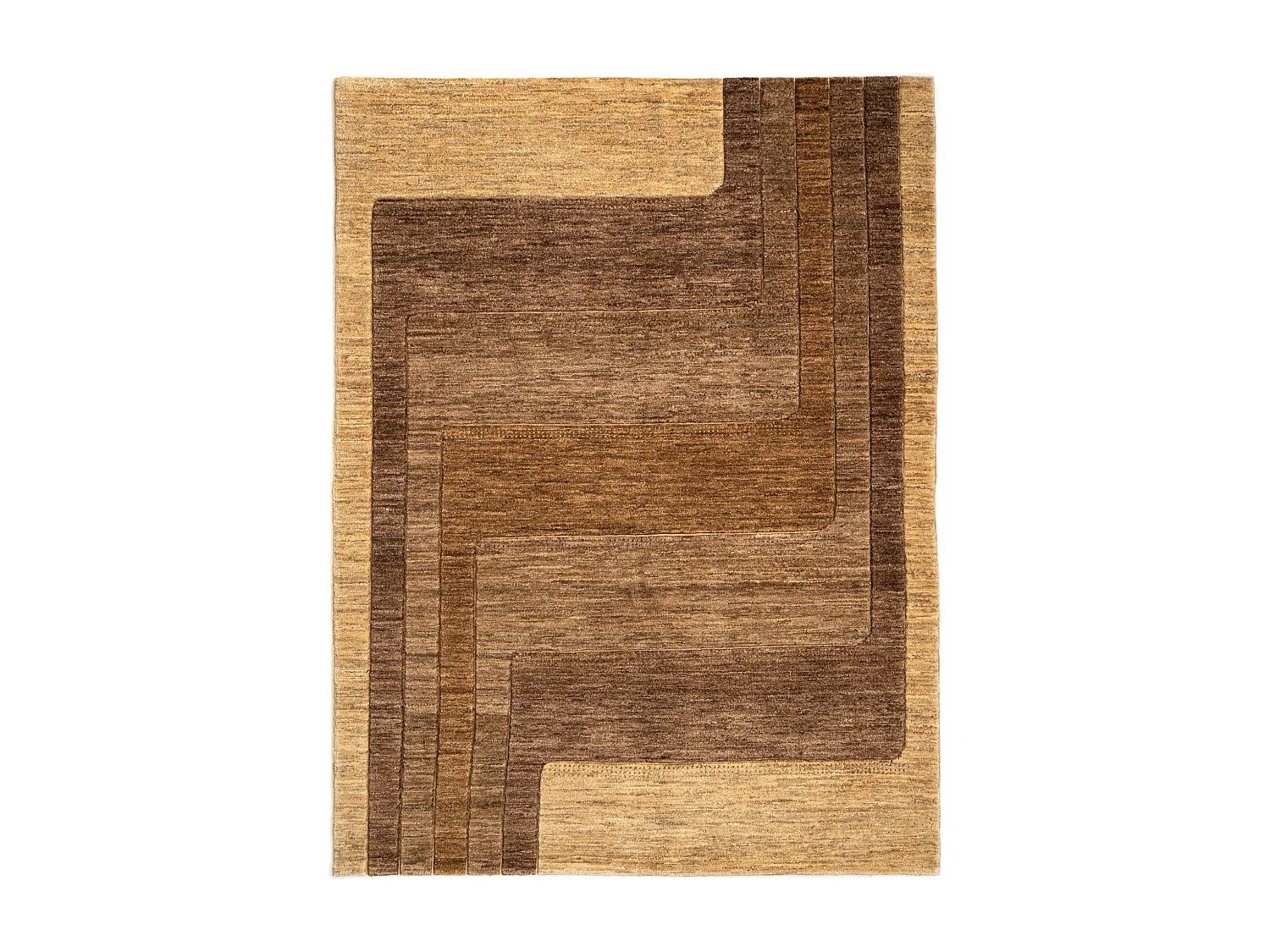 Tapis de laine 152x202 brun Juma