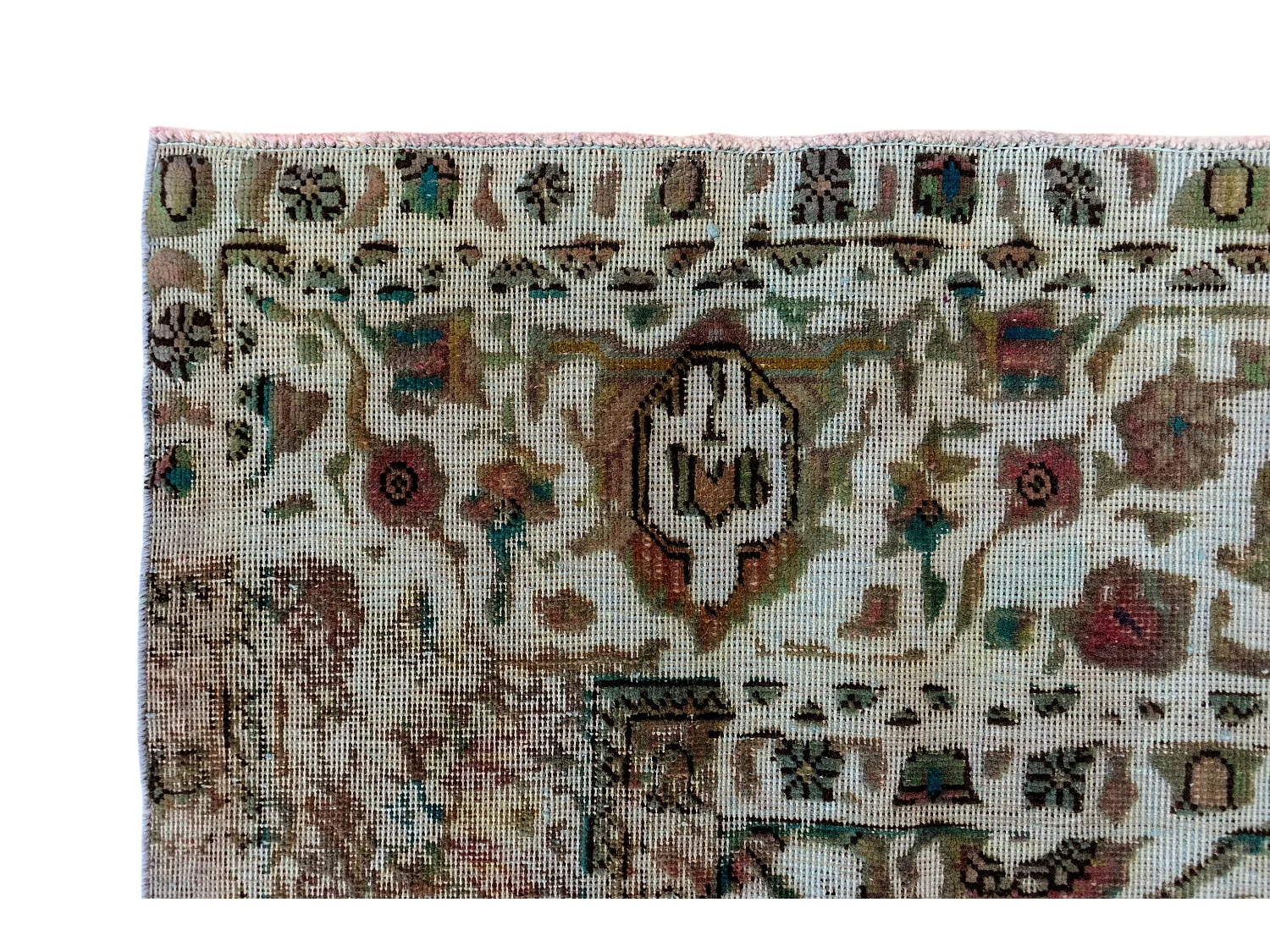 Wollteppich 189x286 Grün Vintage Royal