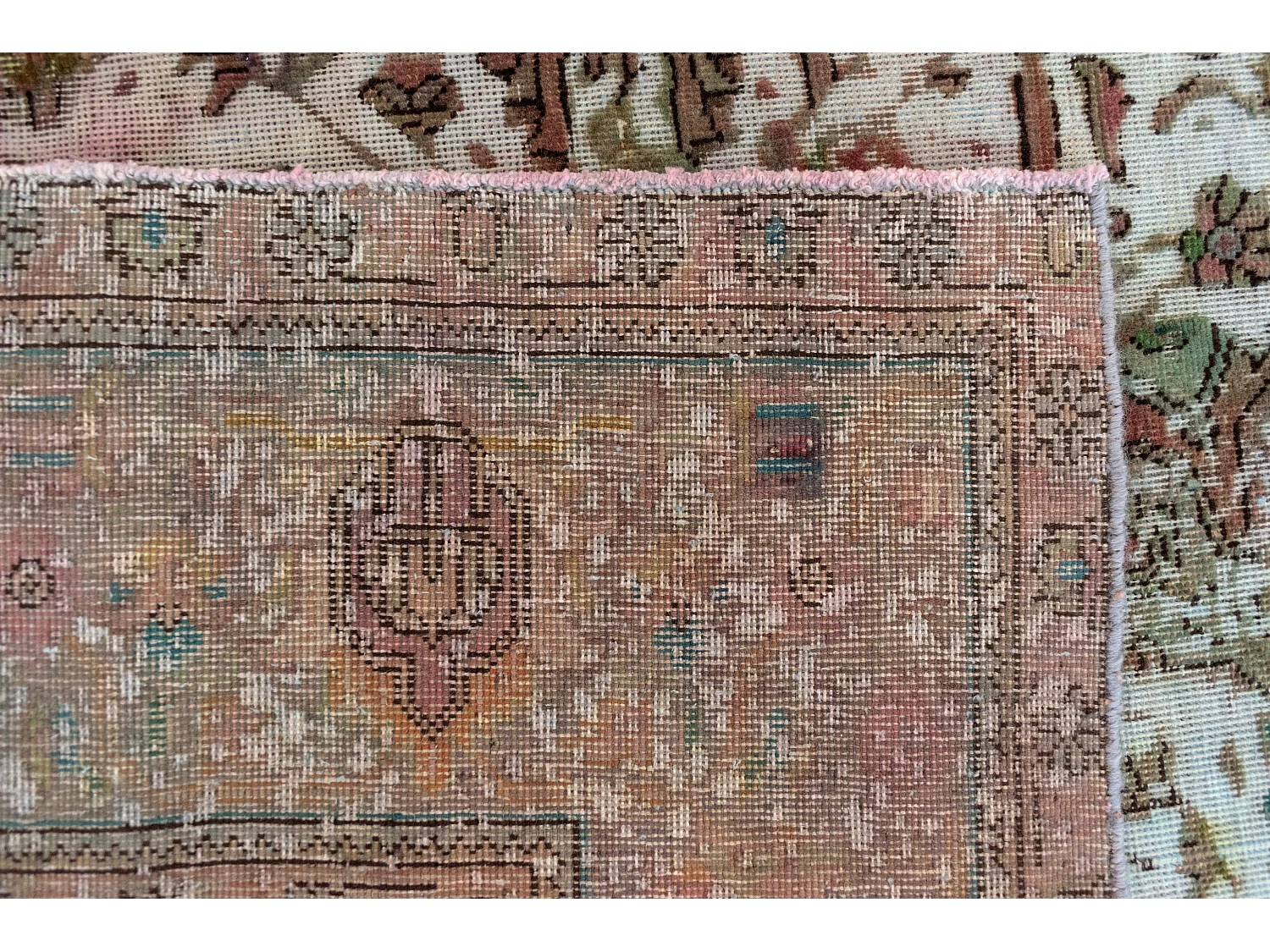 Wollteppich 189x286 Grün Vintage Royal