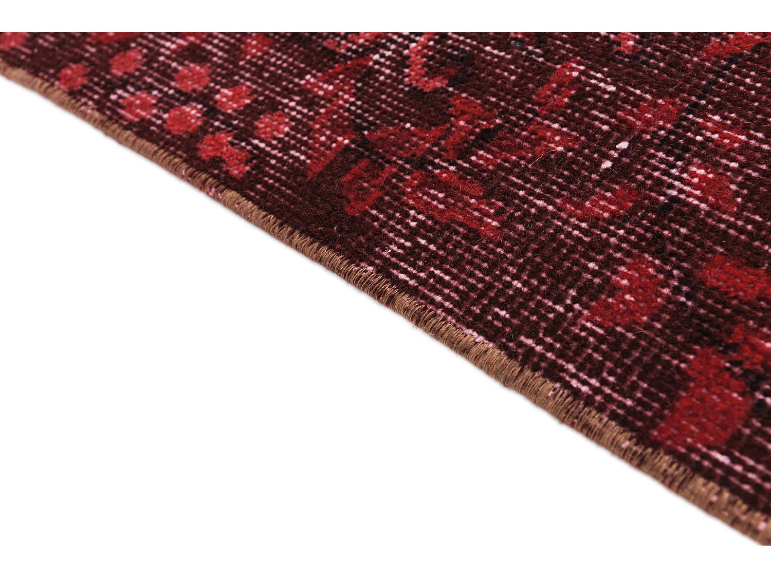 Tapis de laine 165x282 rouge Ultra Vintage