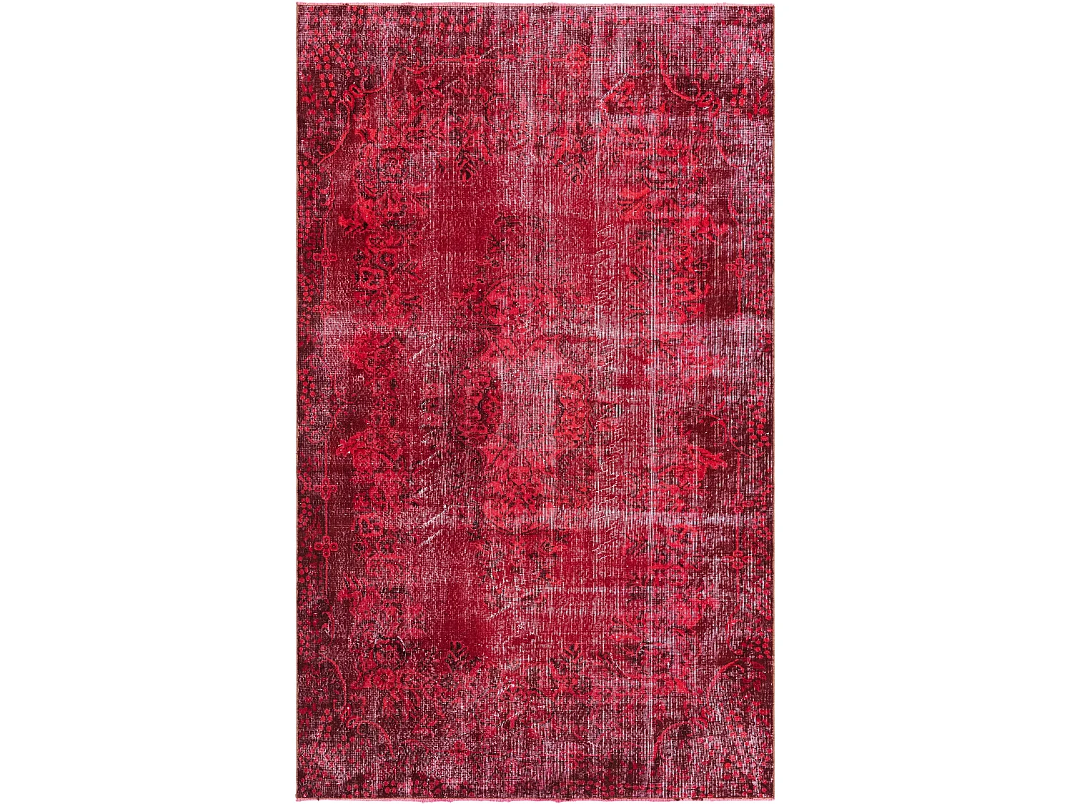 Tapis de laine 165x282 rouge Ultra Vintage