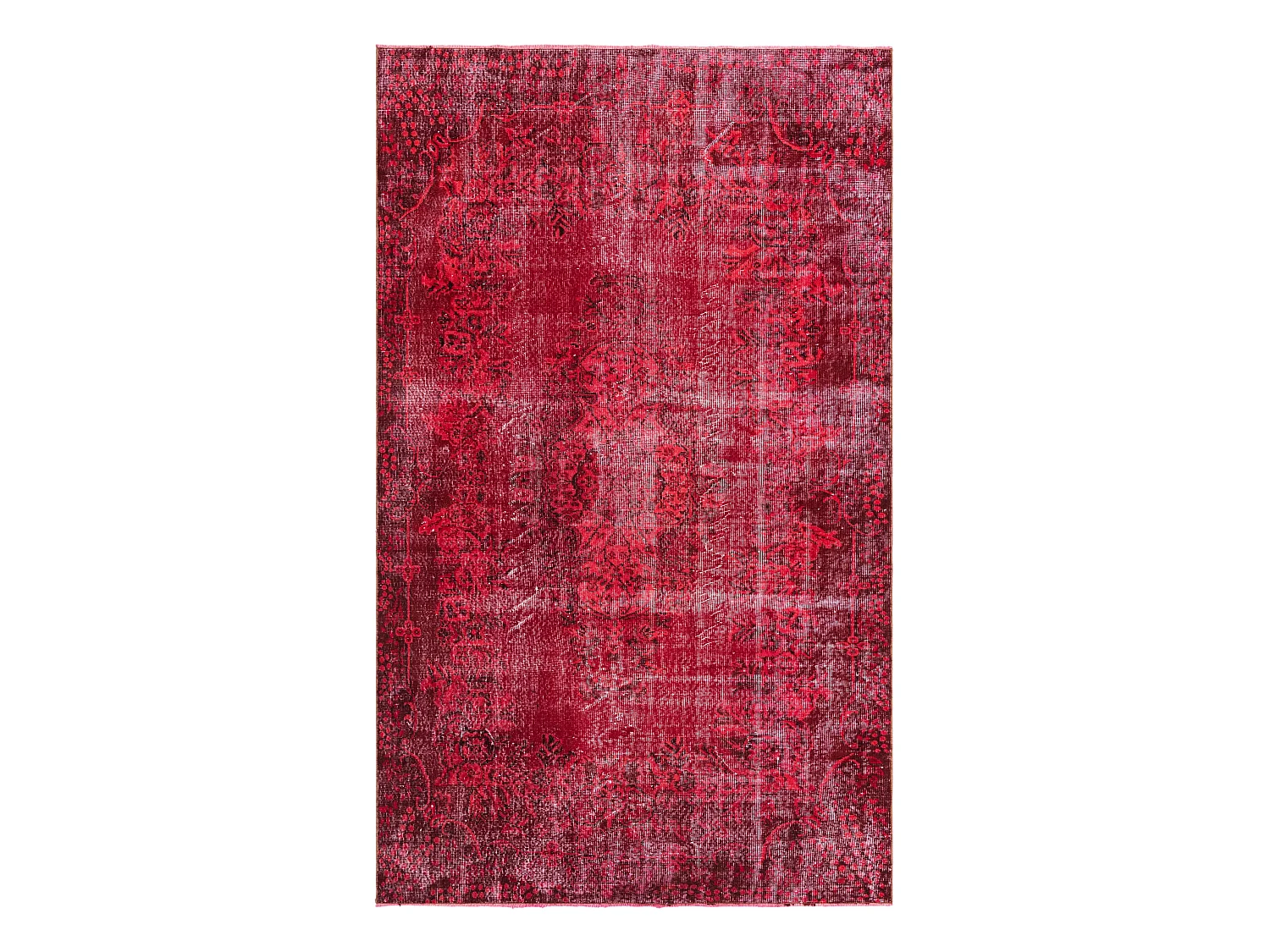 Tapis de laine 165x282 rouge Ultra Vintage