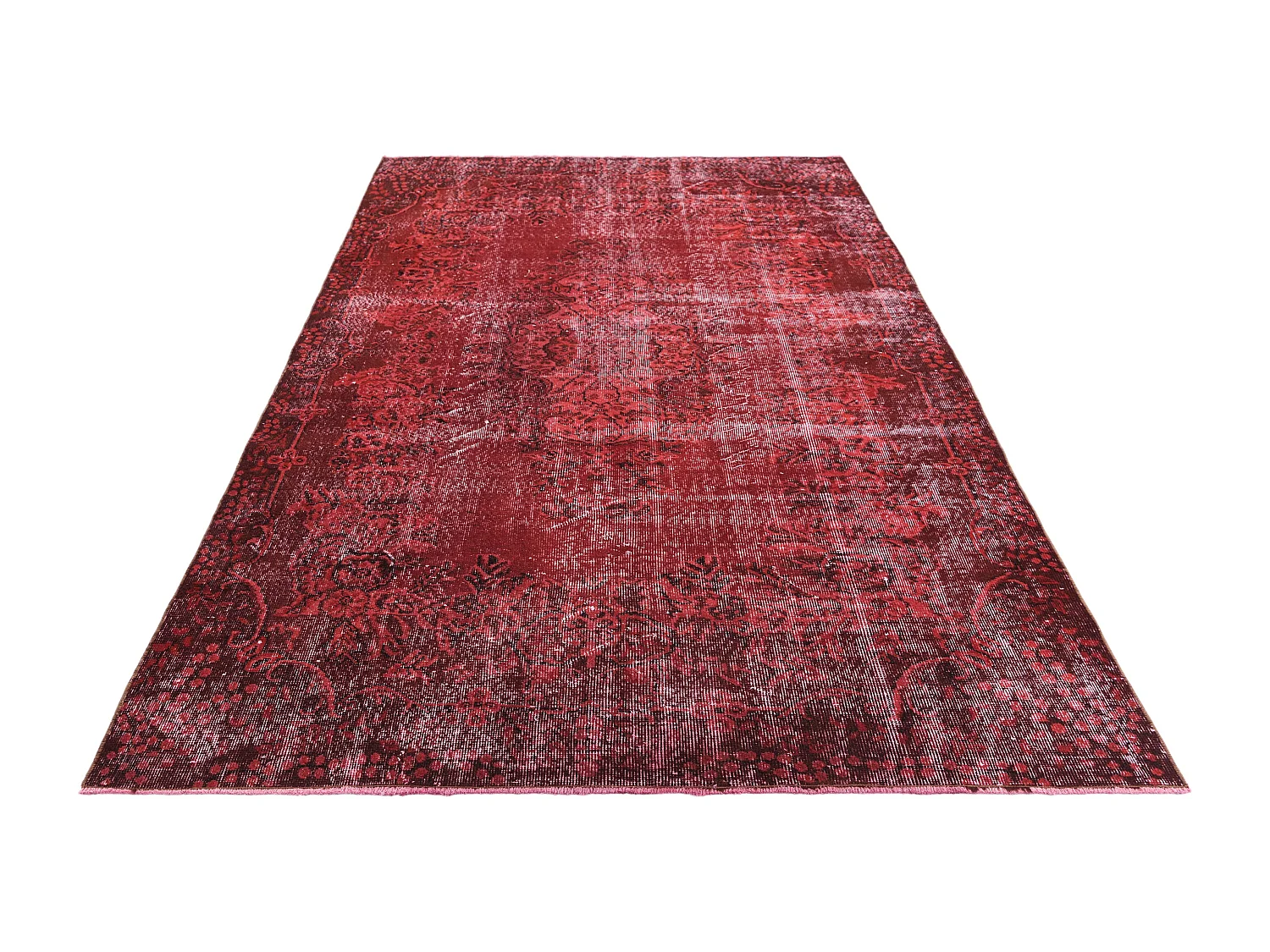 Tapis de laine 165x282 rouge Ultra Vintage