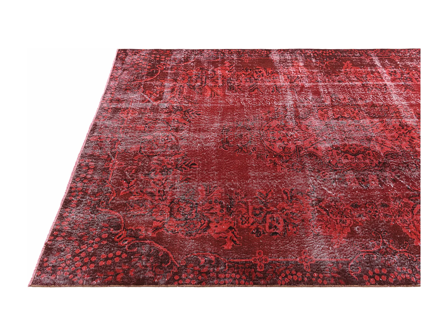 Tapis de laine 165x282 rouge Ultra Vintage