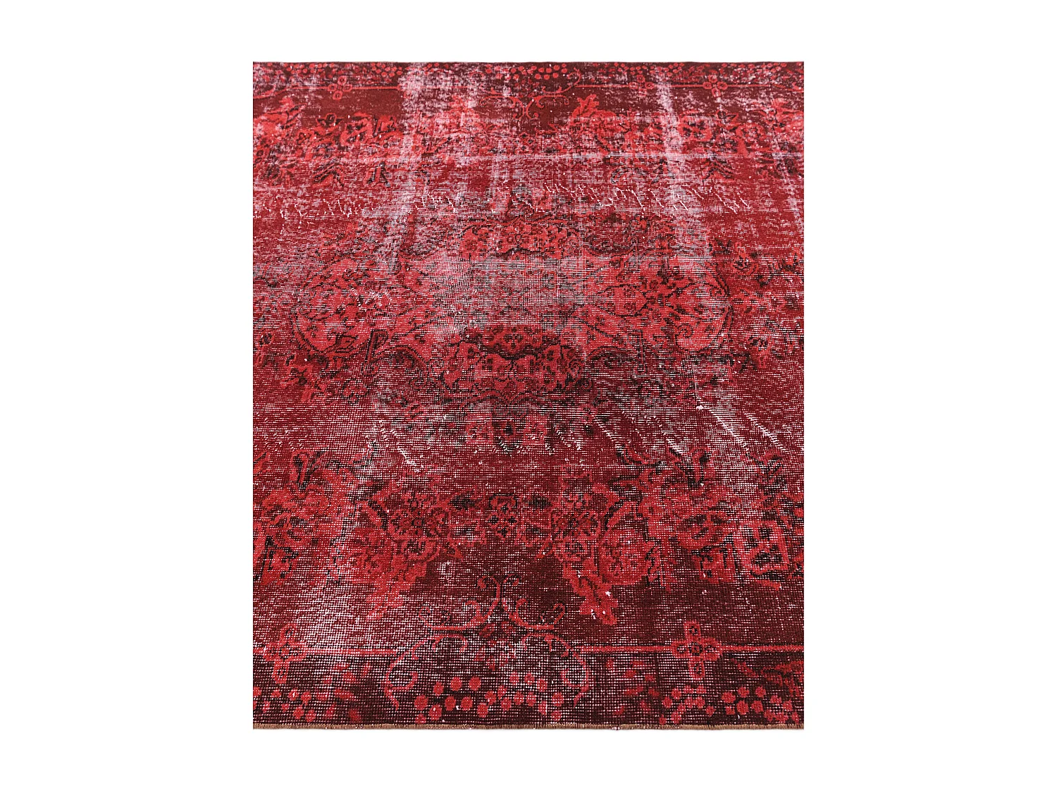 Tapis de laine 165x282 rouge Ultra Vintage