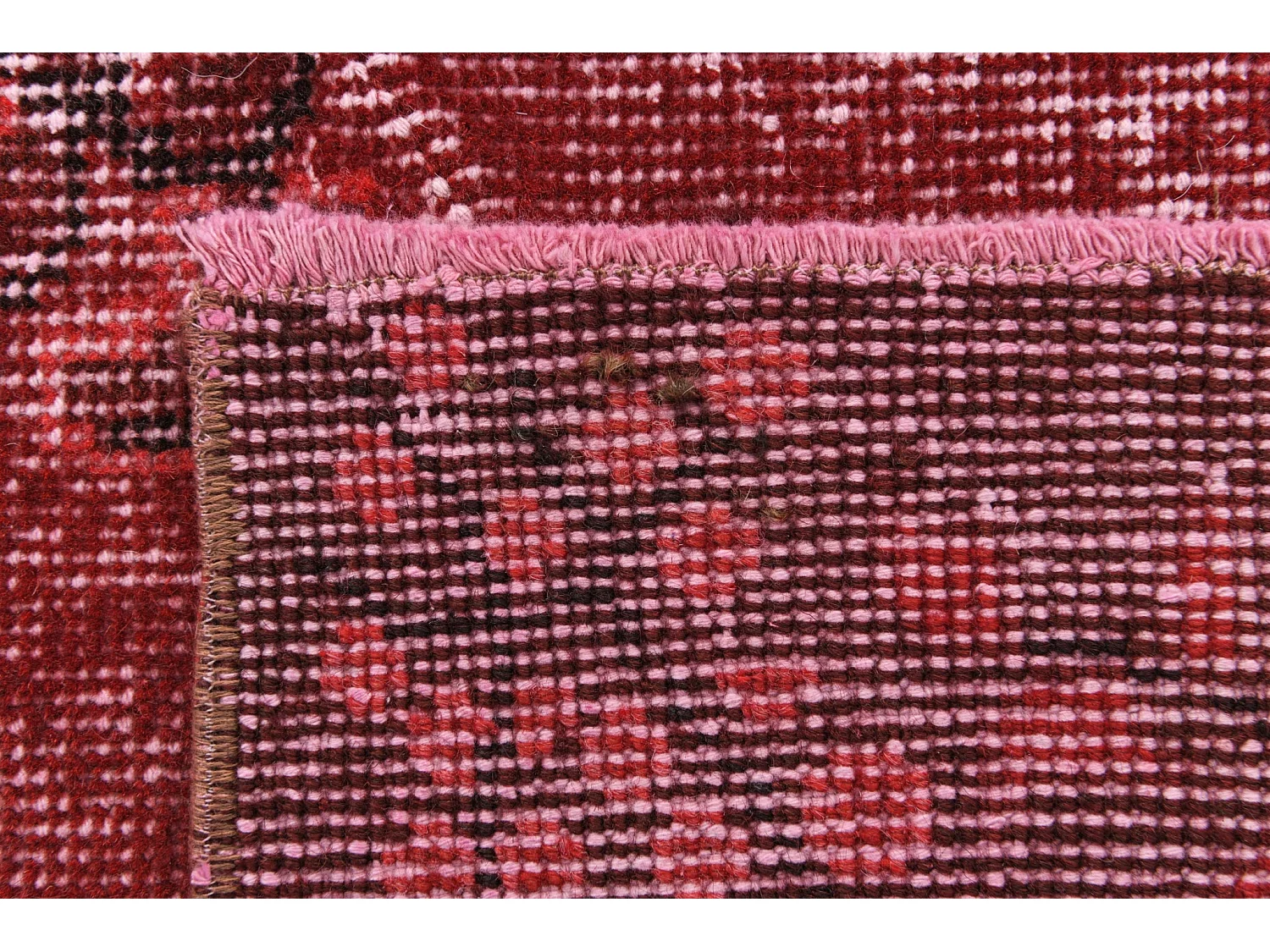 Tapis de laine 165x282 rouge Ultra Vintage