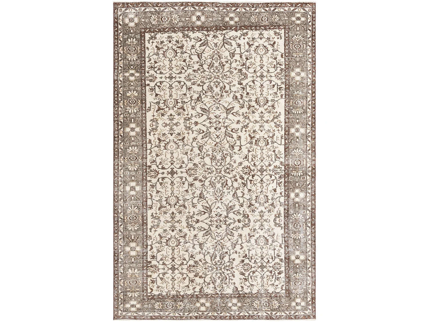 Wollteppich 175x272 Beige Ultra Vintage