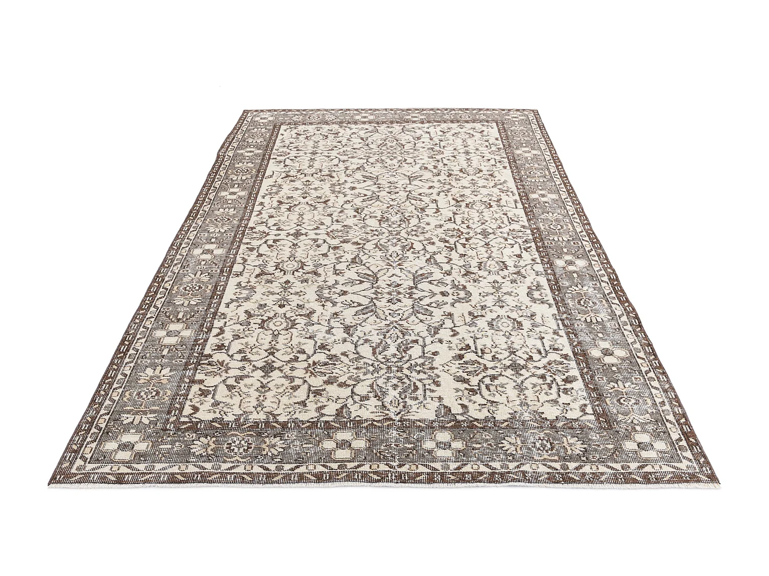 Tapis de laine 175x272 beige Ultra Vintage