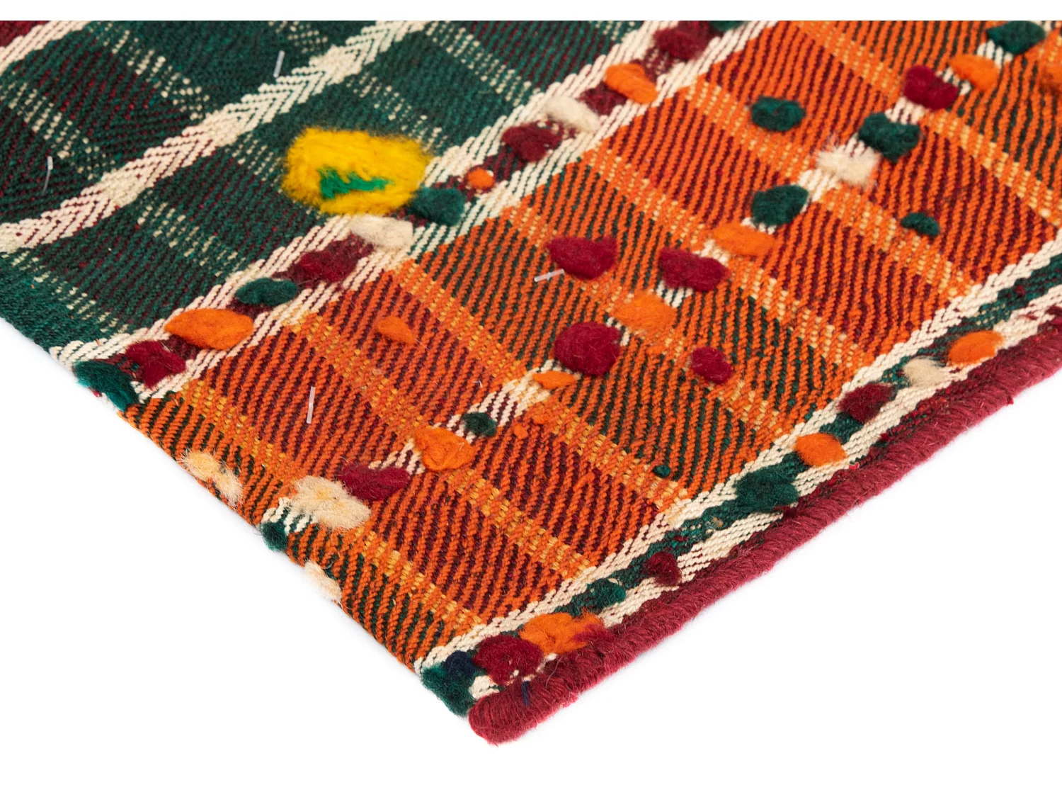 Tapis de laine 150x222 jaune Jajim