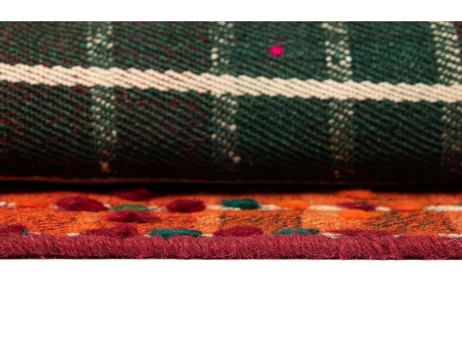 Tapis de laine 150x222 jaune Jajim