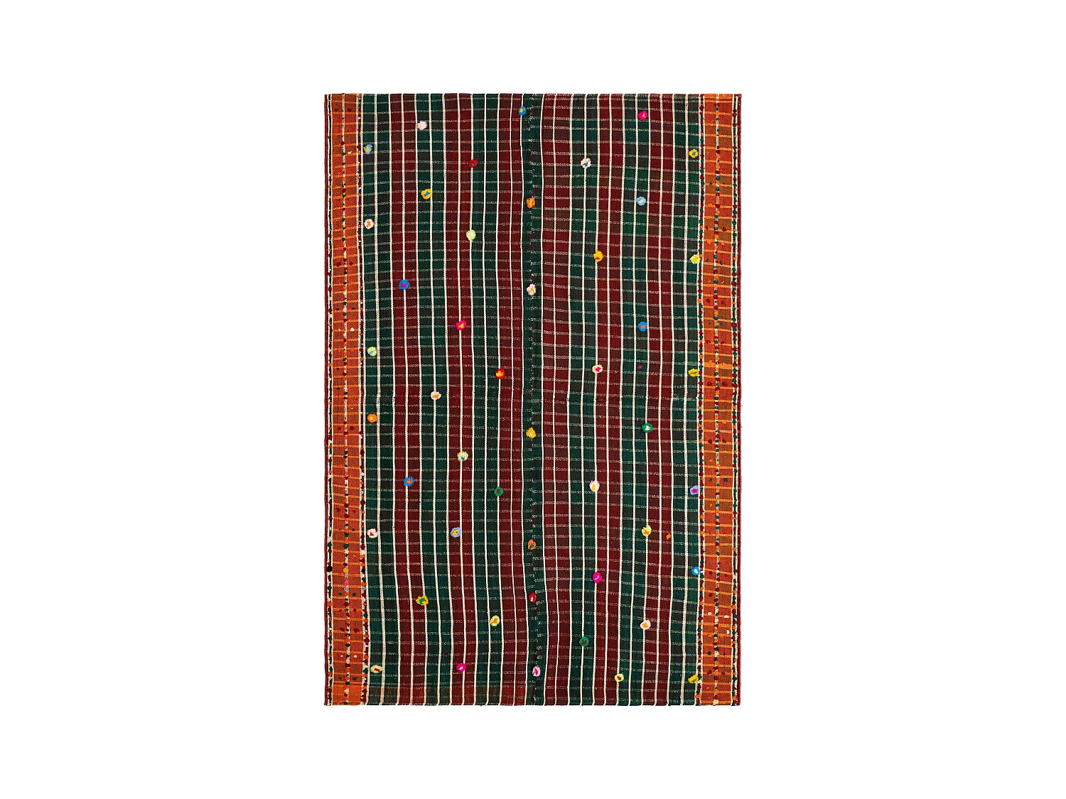 Tapis de laine 150x222 jaune Jajim