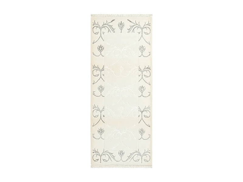 Läufer-Wollteppich 81x196 Beige Darya