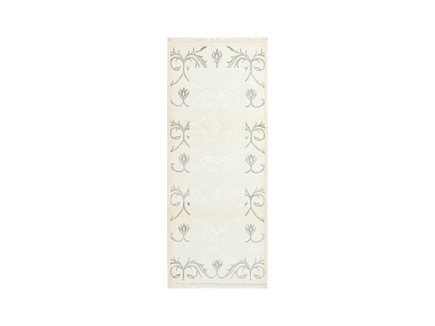 Tapis de couloir en laine 81x196 beige Darya